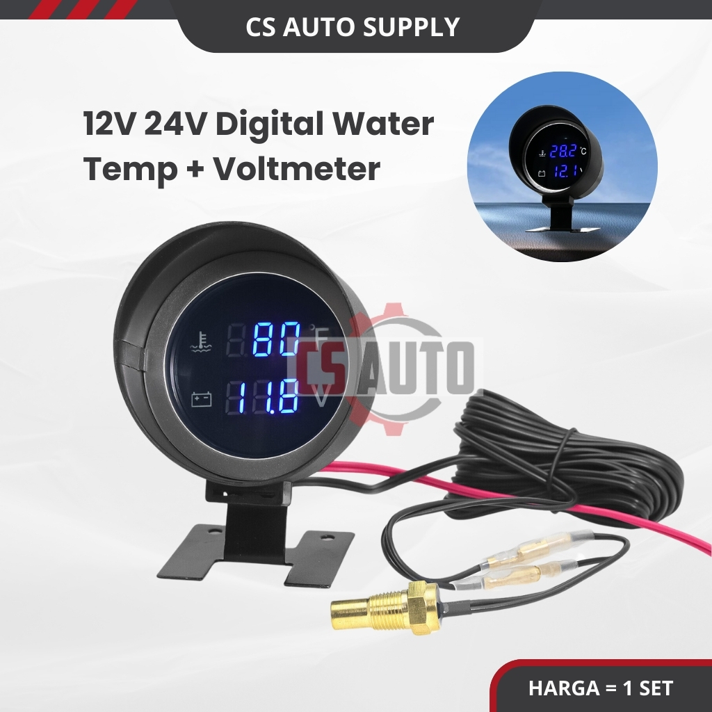 Gauges - Water Temperature Gauge Type - Digital Gauge Style - 2 1/16 In - Foto 3
