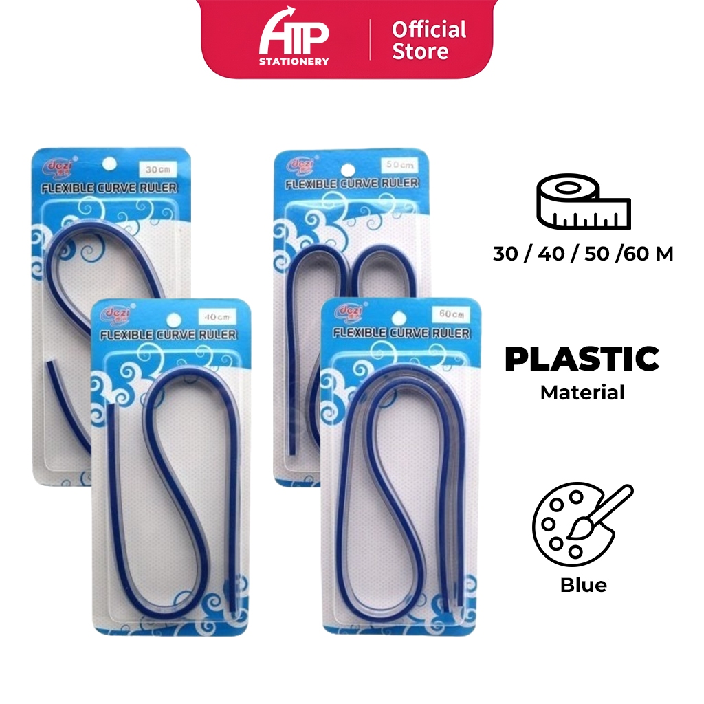 Flexible Curve Ruler (30/40/50/60 CM) Bendable Arbitrary Ruler Strips ...