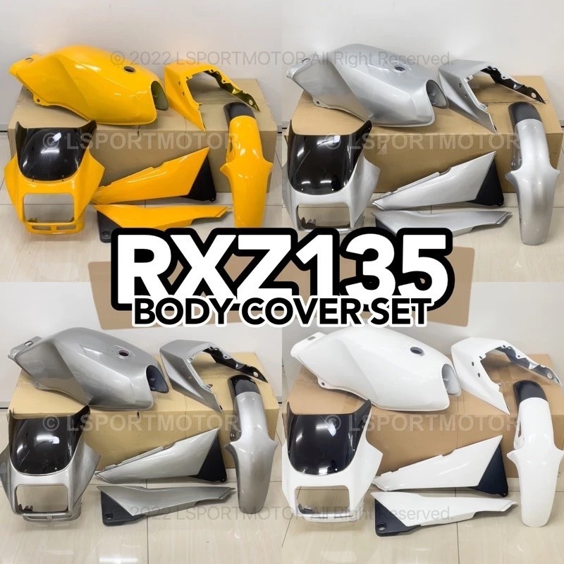 YAMAHA RXZ135 BODY COVER SET + FUEL TANK 0 MINYAK TANGKI MINYAK PETROL ...