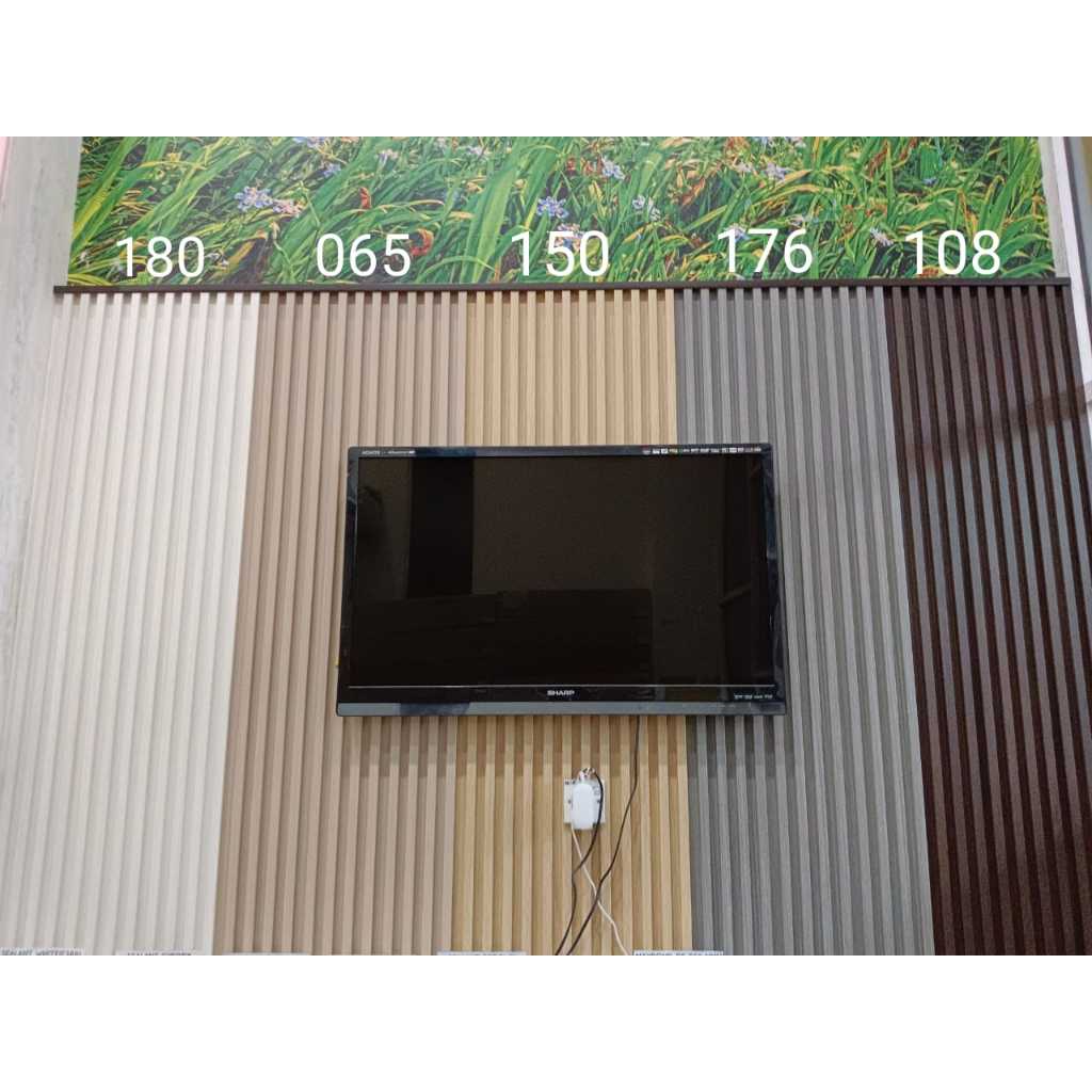 Wall panel PVC FLUTED **PRICE FOR 6PCS** | Shopee Malaysia