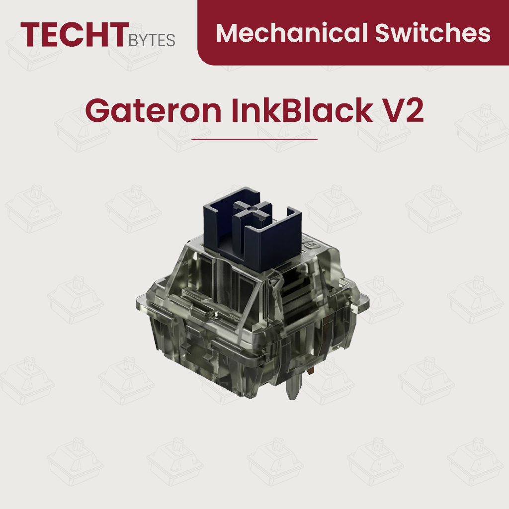 Gateron Box Ink Black V2 - Linear Mechanical Switch for Mechanical ...