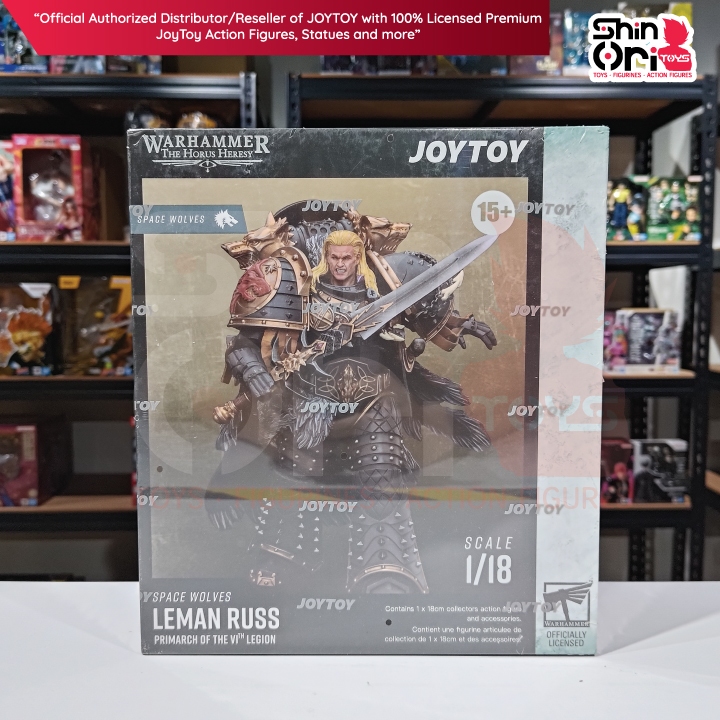 HiPlay JoyToy Warhammer The Horus Heresy Collectible Figure: Space Wolves Leman Russ Primarch of The VIth Legion, 1:18 Scale Action Figures JT6137