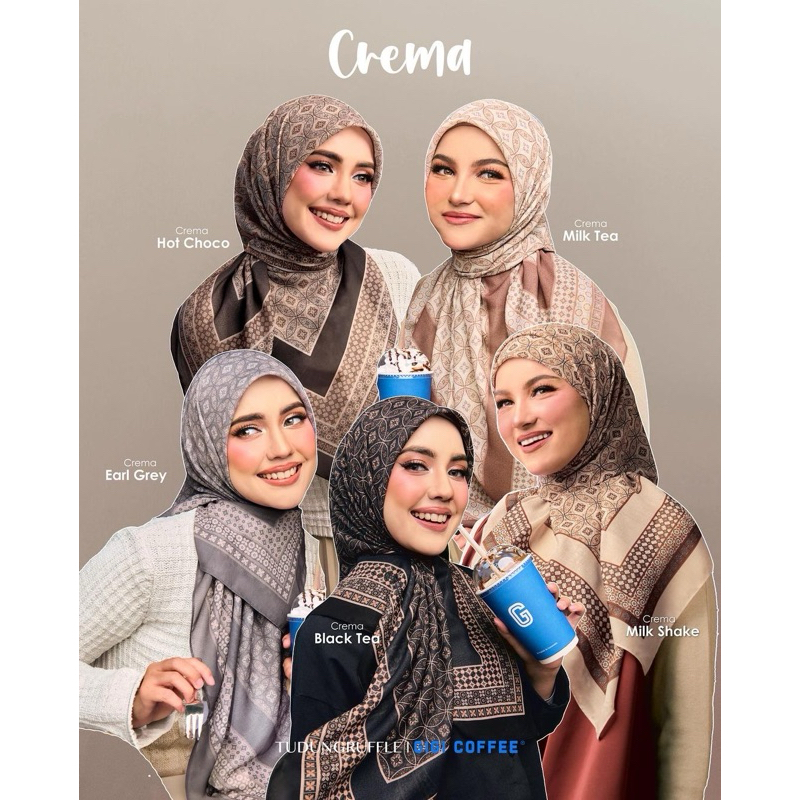 [READY STOCK] TUDUNGRUFFLE - LAURA | ARISTA | CREMA | WARKAH | Shopee ...