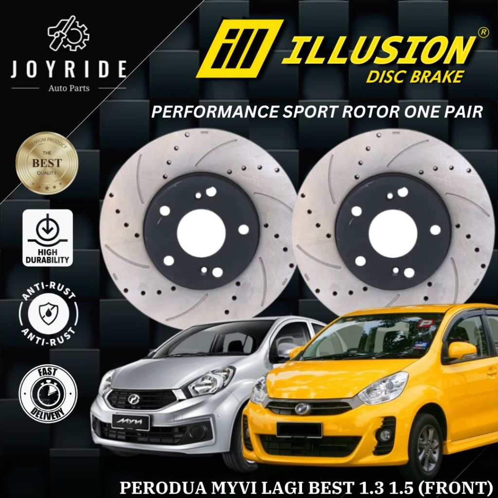 ILLUSION PERODUA MYVI LAGI BEST 1.3 1.5 FRONT (DEPAN) PERFORMANCE SPORT ...