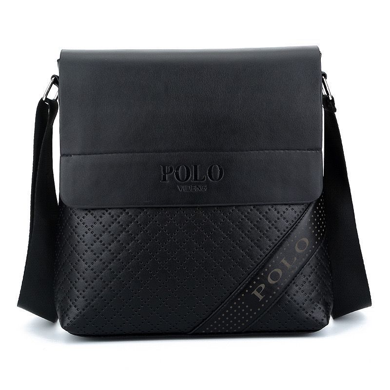 POLO SLING BAG POL002 Men Premium PU leather Multi Compartment Crossbody Sling Bag Shoulder bag Beg Lelaki kulit Shopee Malaysia