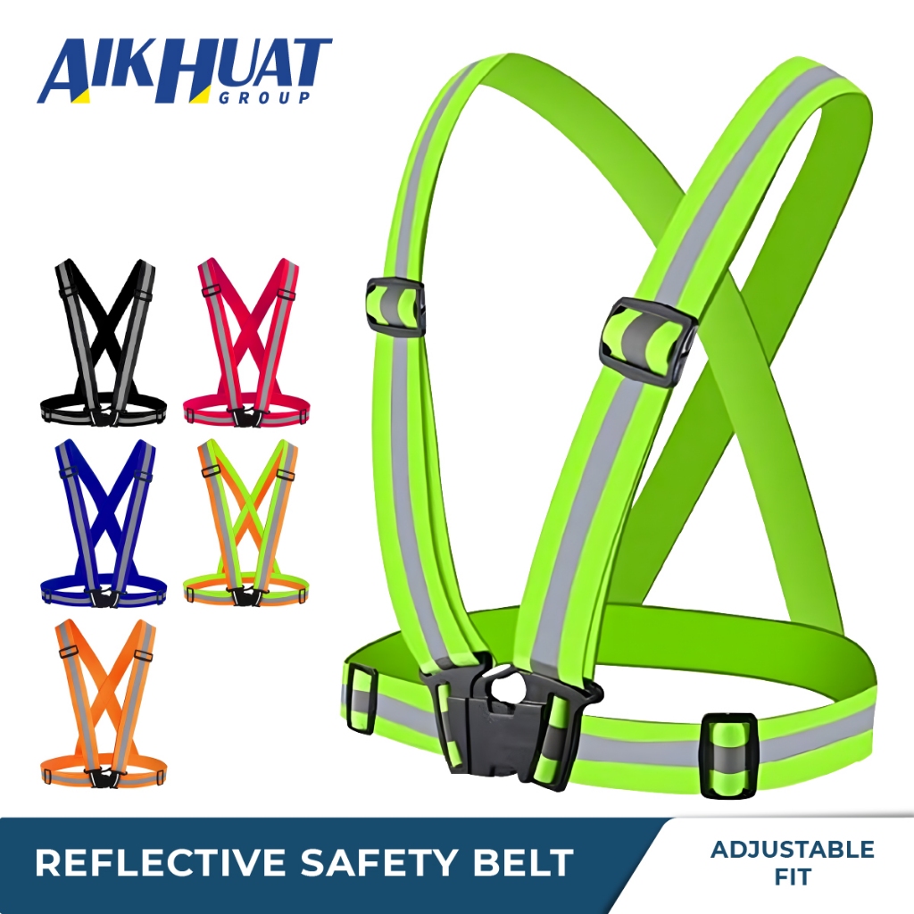 Adjustable High Reflective Safety Vest Strap Type Shopee Malaysia