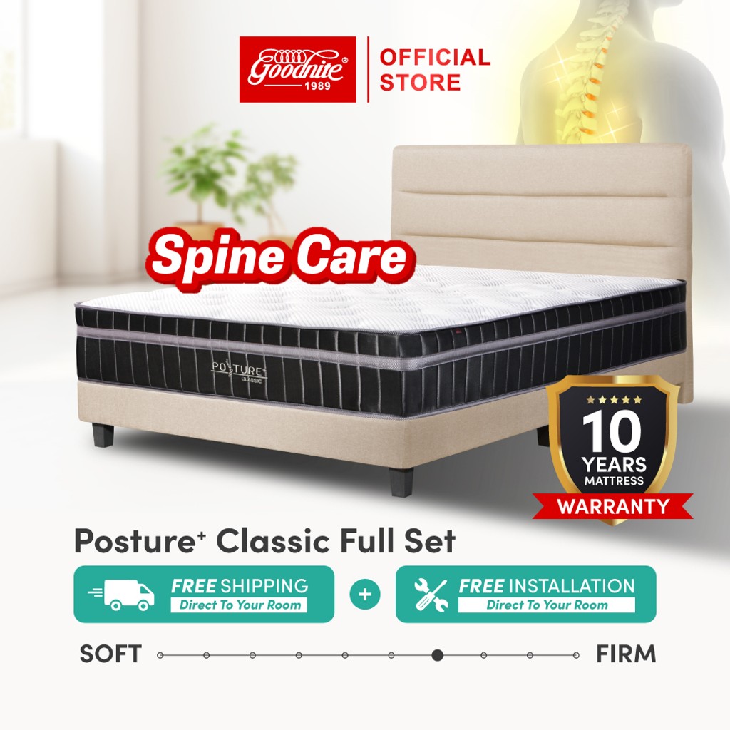 Goodnite Posture Classic 7 Turn Posture Spring Mattress (10.5