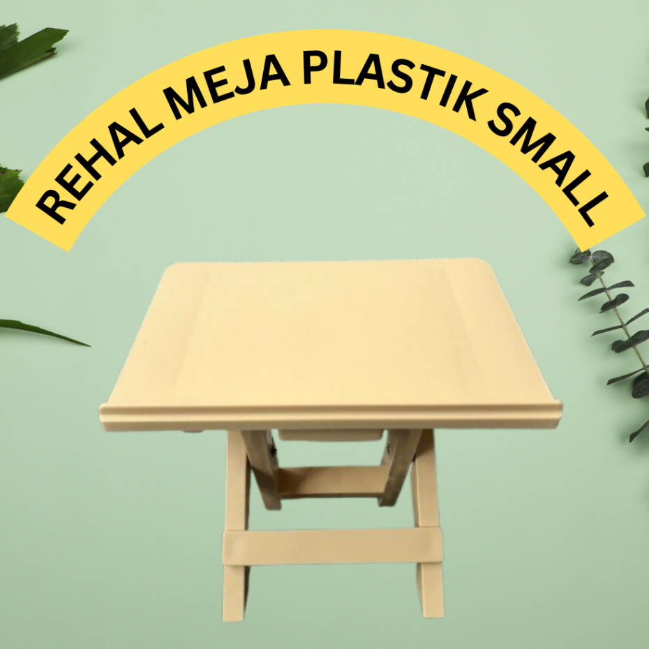 MEJA MENGAJI CREAM SMALL REHAL MEJA PLASTIK CREAM KECIL REHAL MEJA ...