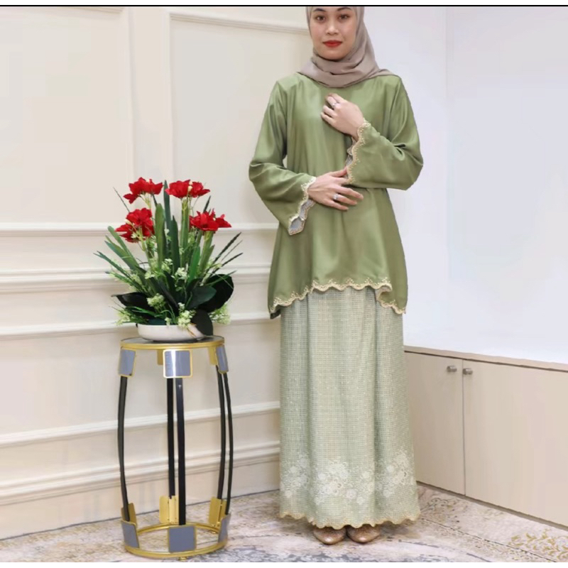 Set Baju Kurung Kedah Premium Batik SB Line Exclusive for Raya 2025💥