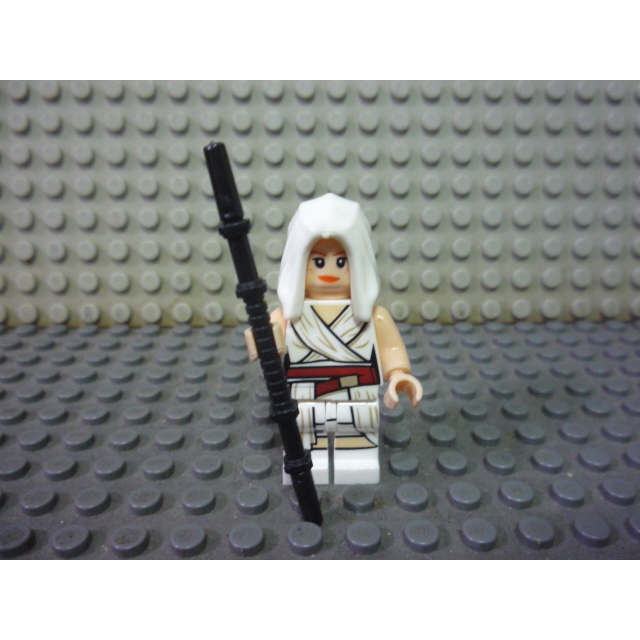 Custom Lego Star Wars - Hooded Rey w/Quaterstaff Mini Figure | Shopee ...