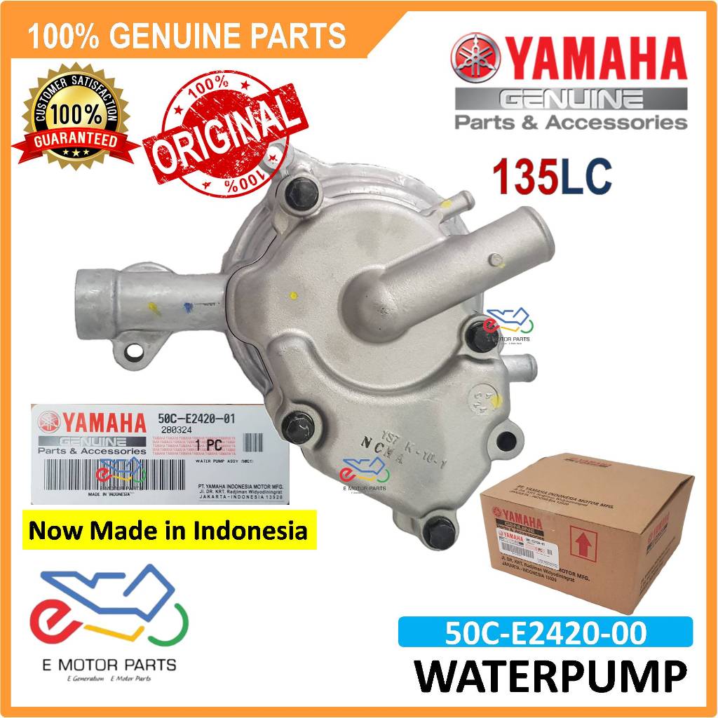 135LC FZ150 Y15 NMAX NVX R15 WATERPUMP WATER PUMP ASSY [100% ORIGINAL ...