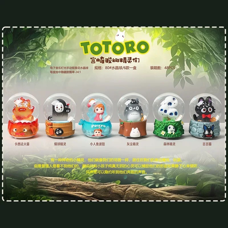 🌻(ReadyStock现货) Miyazaki Hayao Crystal Ball Blindbox 宫崎骏的