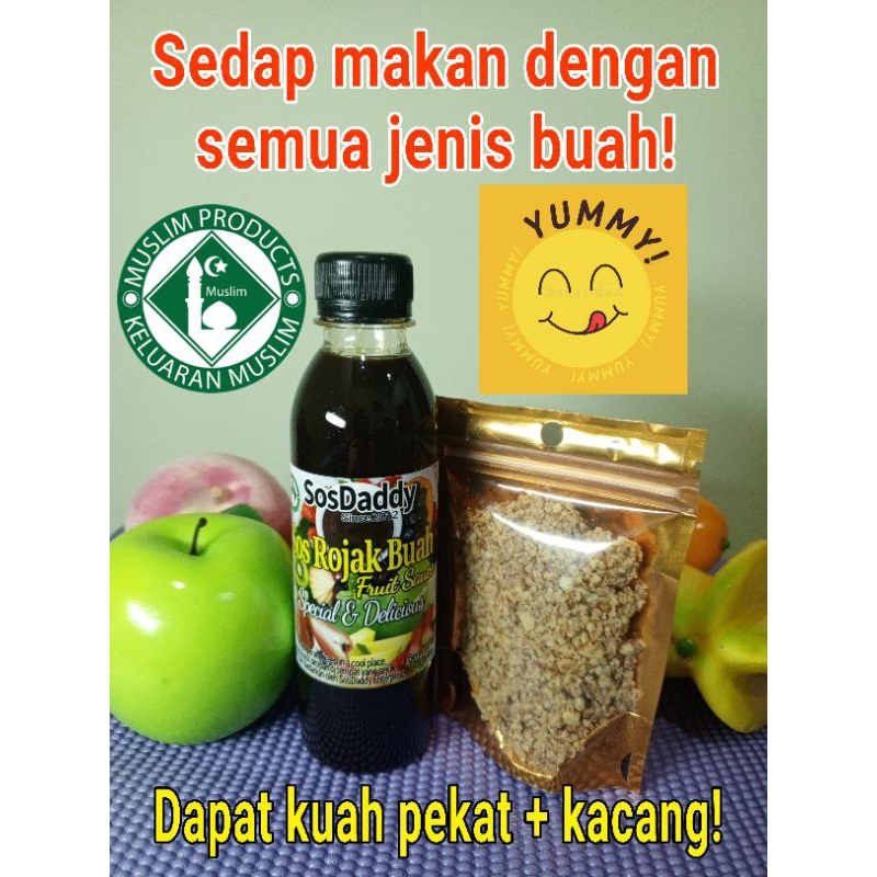 Sos Rojak Buah SosDaddy | Shopee Malaysia