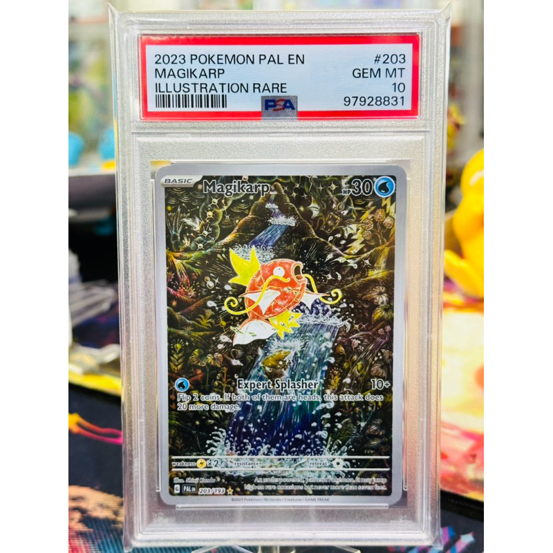 PSA 10 Magikarp Illustration Rare 203/193 Paldea Evolved Pokemon GEM ...