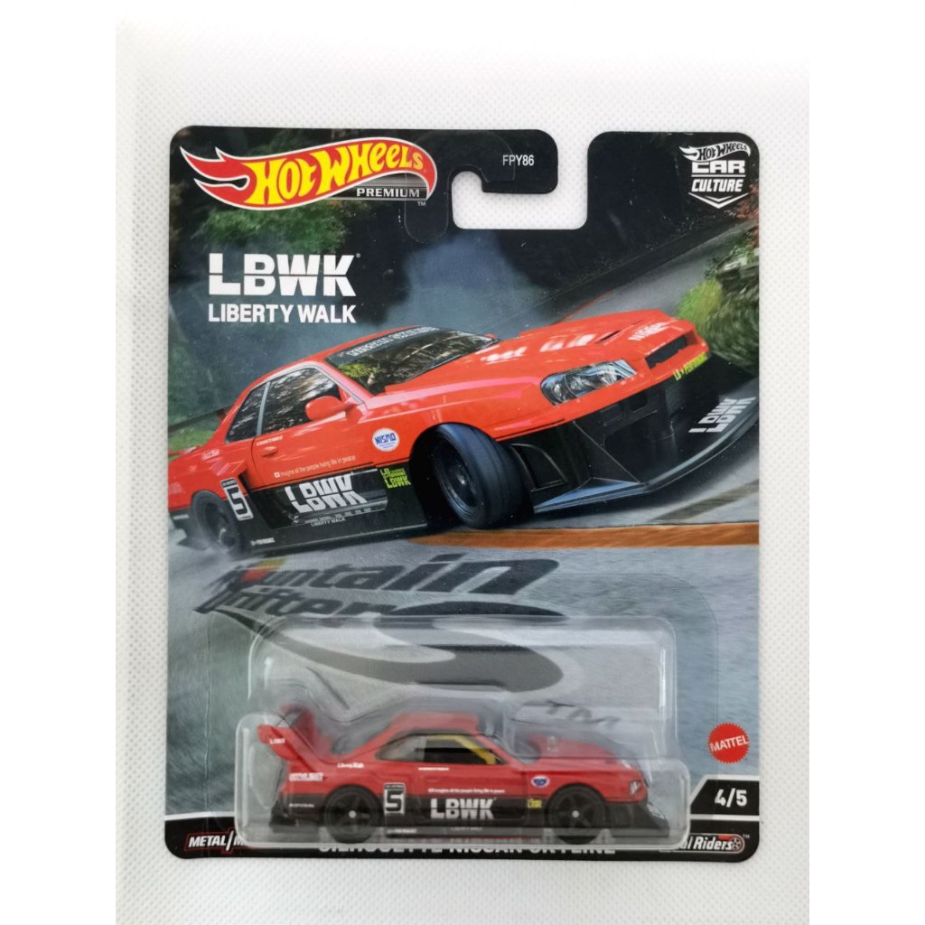 Hot Wheels Liberty Walk LBWK LB-ER34 , LB-Nissan Silvia S15, Nissan ...