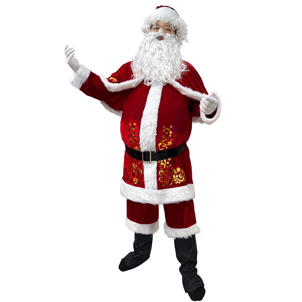 MYLITTLELASS Mr Claus Santa Claus Green Elf Costume Santa Miss Christmas  Dress Outfit S-3XL | Shopee Malaysia