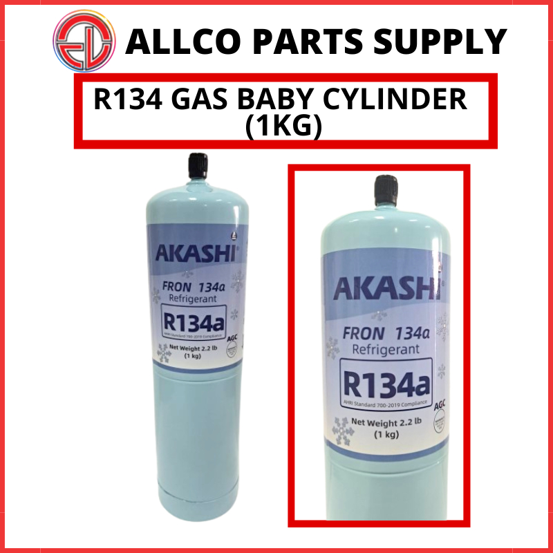 R134 BABY CYLINDER BABY GAS MINI GAS R134 (1KG) (AKASHI) | Shopee Malaysia