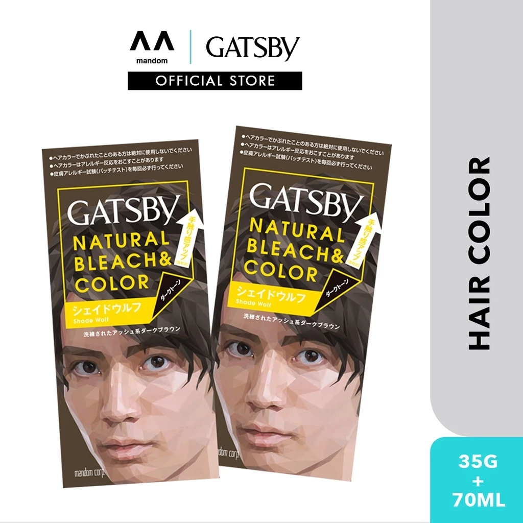 Cheapest GATSBY Natural Bleach & Color Shade Wolf 35g + 70ml (hair