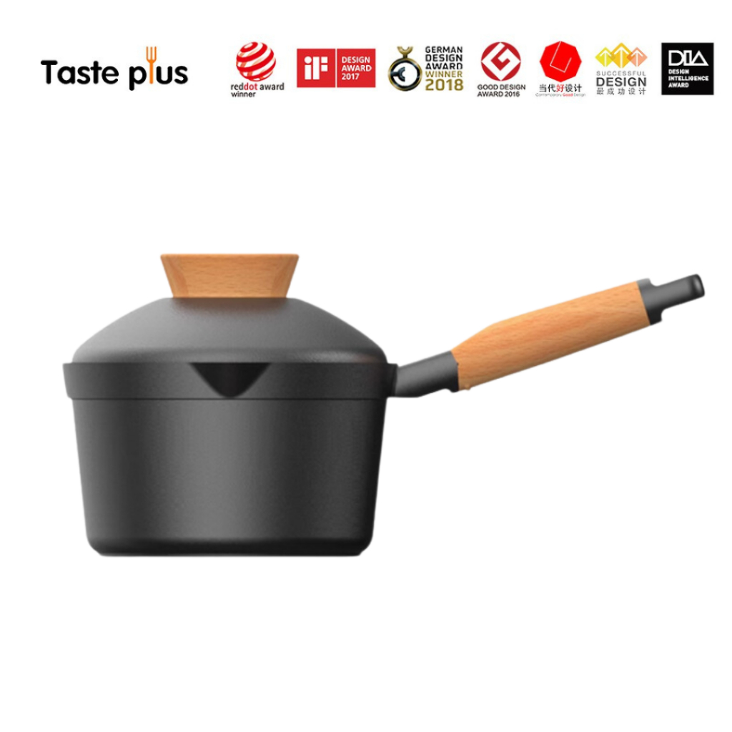 Taste Plus Motoki Swiss ILAG Diamond Non-stick Sauce Pan Milk Pot (2.4L ...