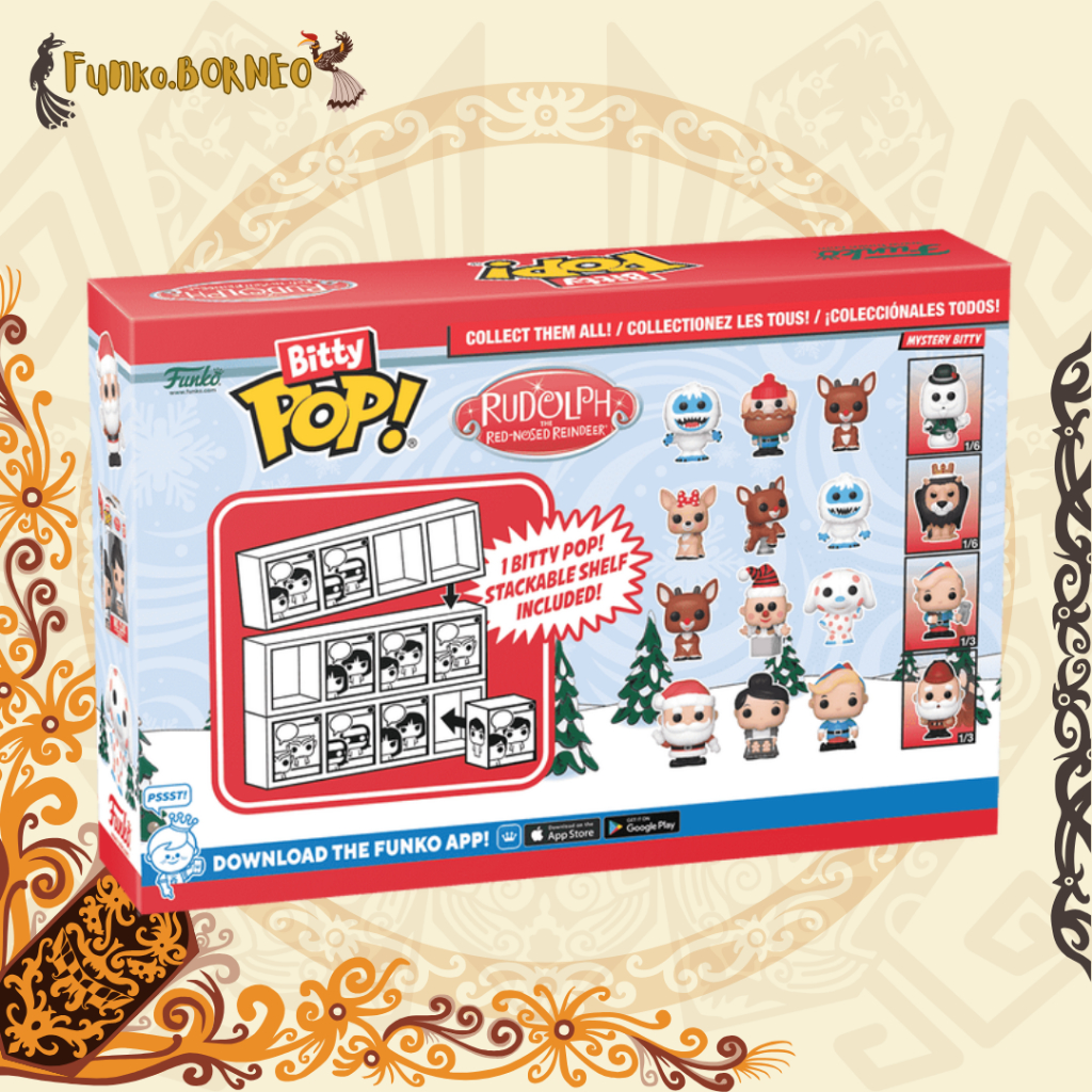 Funko Bitty Pop! Rudolph (4 Sets) | Shopee Malaysia