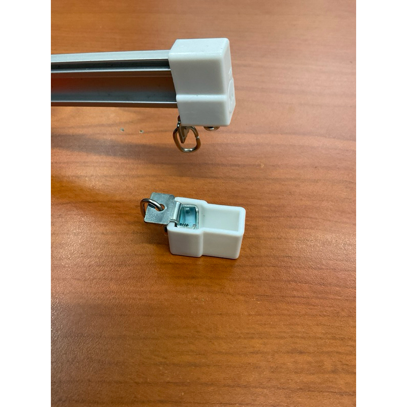 {TMH2089} Curtain CURVE Track Railing Roller & End Cap Track/Bracket ...
