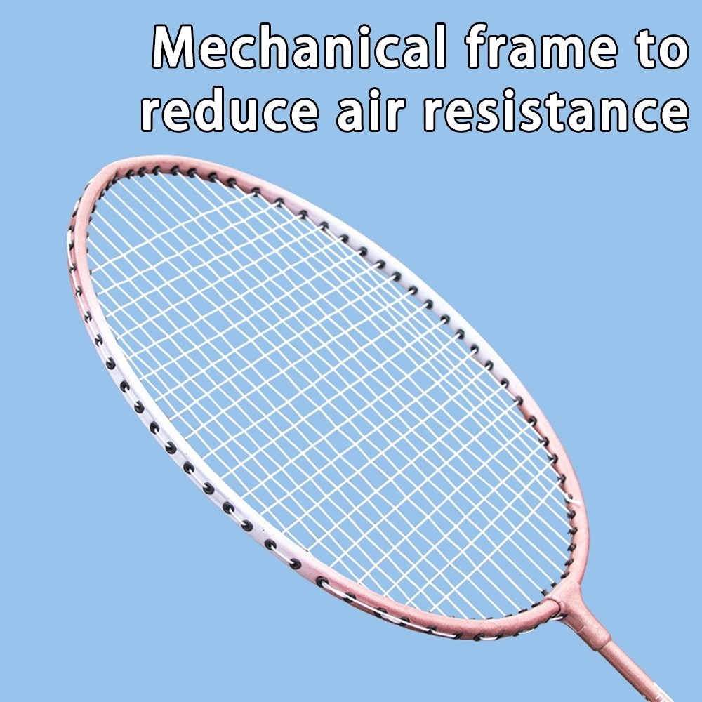Badminton Racket Soft handle Double Racquet Set Super light high ...