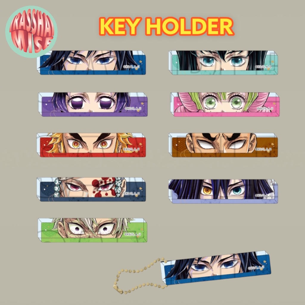 Demon Slayer Hashira Block Key Chain | Shopee Malaysia