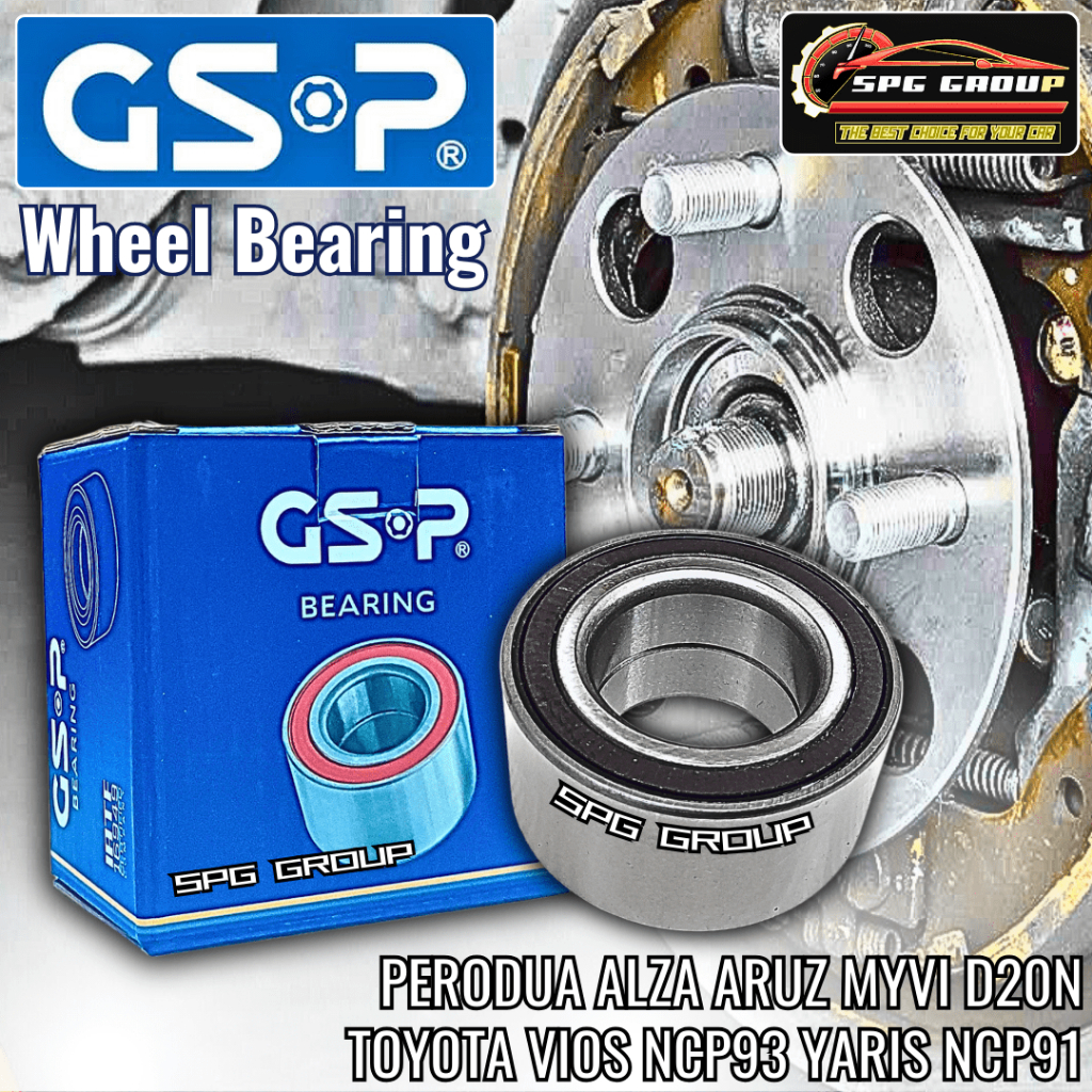 100% ORIGINAL GSP FRONT WHEEL BEARING PERODUA ALZA ARUZ MYVI GEN3 D20N ...