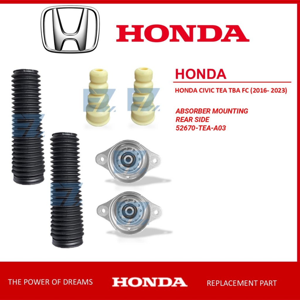 [6 IN 1] - REAR ABSORBER MOUNTING SHAFT BUSH ABSORBER COVER SET HONDA ...