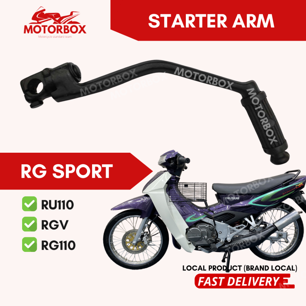 RG SPORT STARTER ARM - RGS RU110 RG110 RGV RGSPORT KICK STARTER PEDAL ...