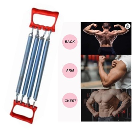 Yoga Exercise Spring Tarik 4 Spring Rubber Chest Expander Pull ...