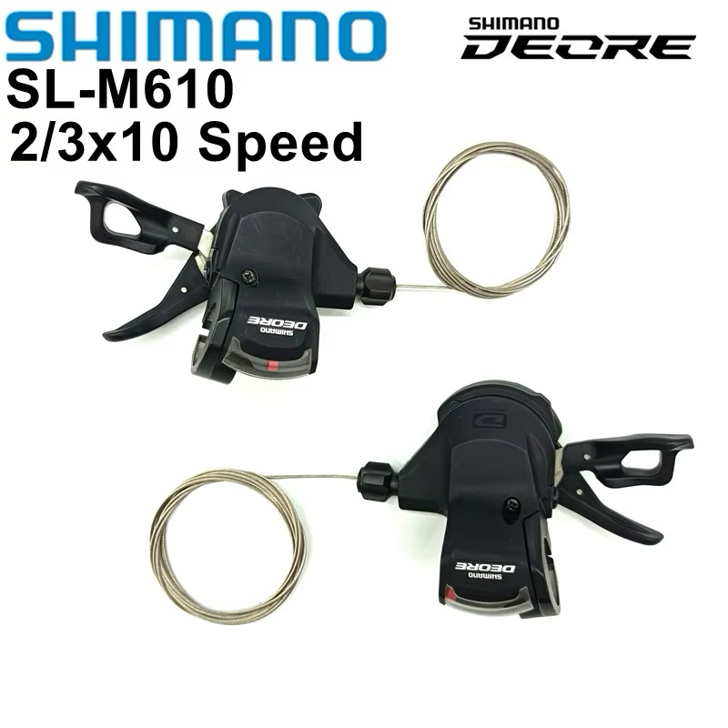 SHIMANO DEORE M610 SL-M610 10speed 2/3 speed (10spd) SHIFTER W/ Clamp ...