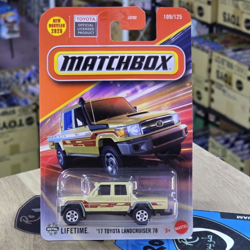 MATCHBOX '17 TOYOTA LANDCRUISER 78 NEW 2025 | Shopee Malaysia
