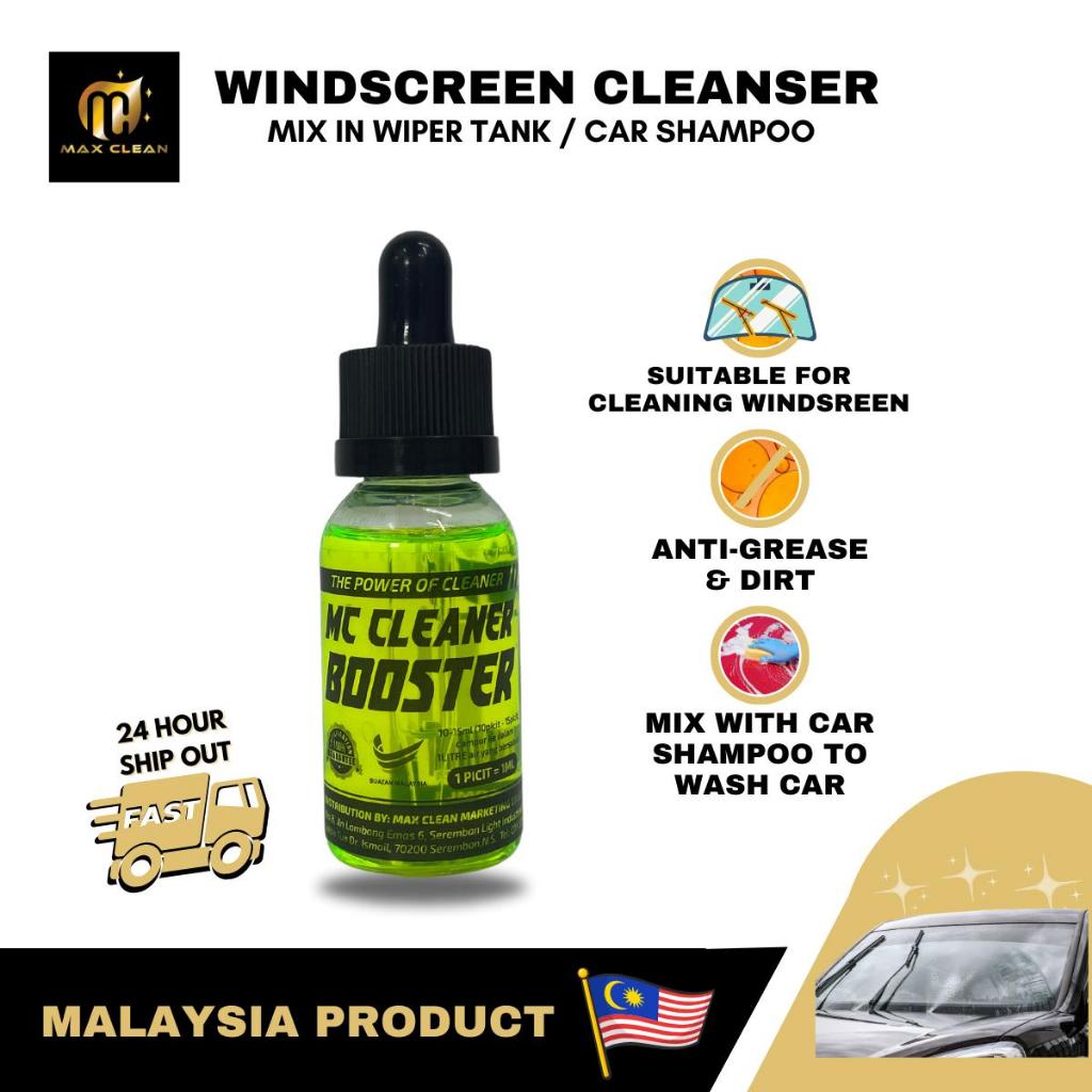 Max Clean Cleaner Booster 30ml Liquid - For Windscreen and Car Wash ...