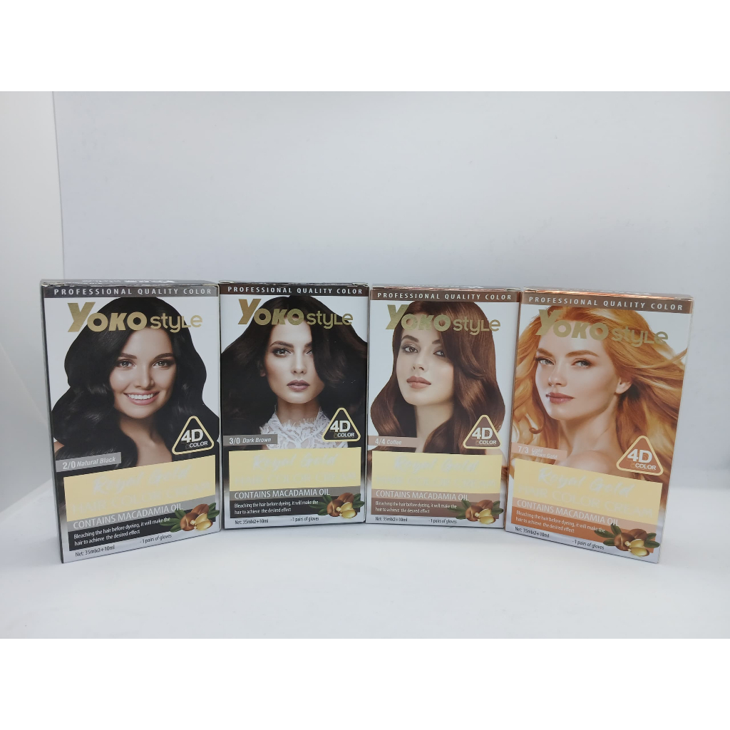 YOKO STYLE 4D HAIR COLOUR CREAM (30ML) KRIM PEWARNA RAMBUT YOKO STYLE ...