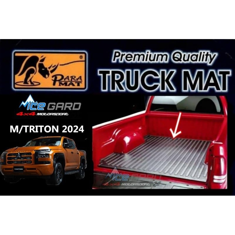 2024 NEW MITSUBISHI TRITON PARAMAT REAR TRUNK MAT RUBBER MAT | Shopee ...