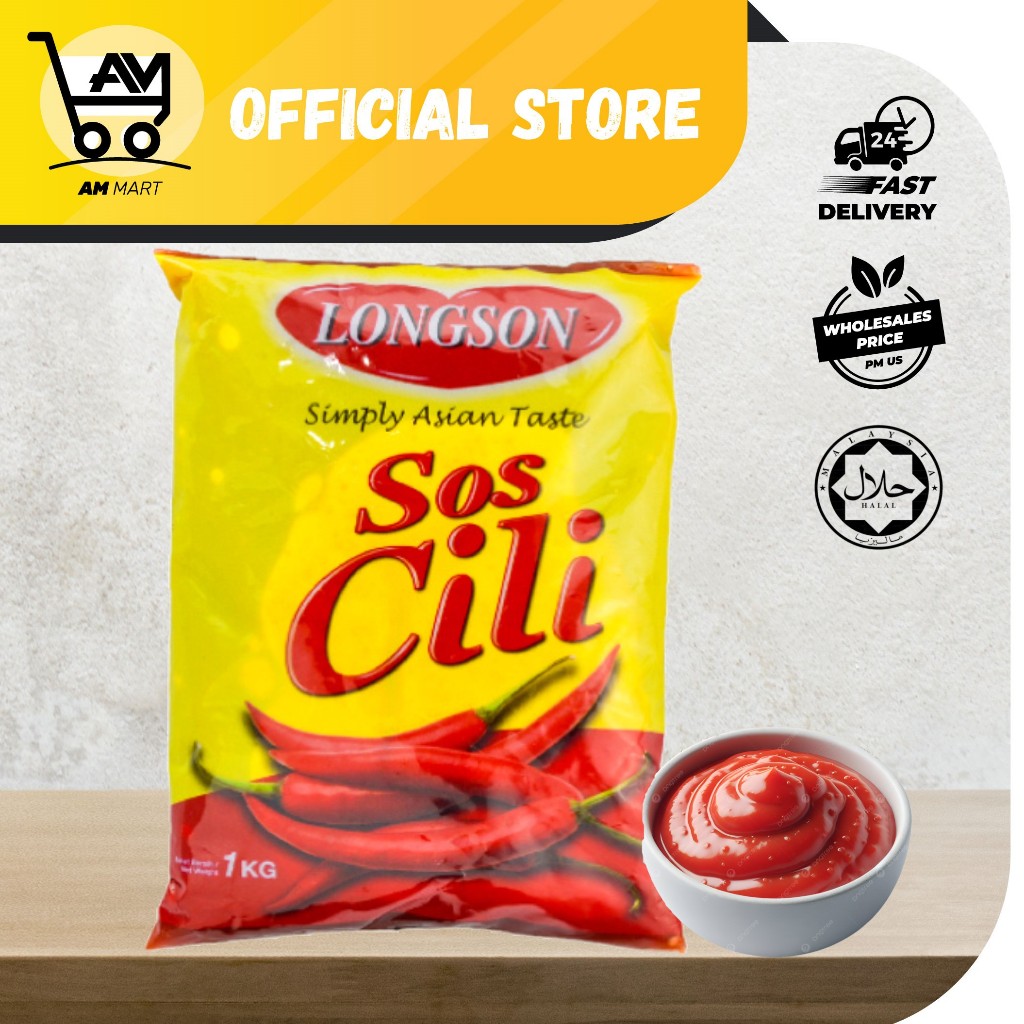 🌙RAYA SALE Longson CIli Sos #1kg (HALAL) | Shopee Malaysia