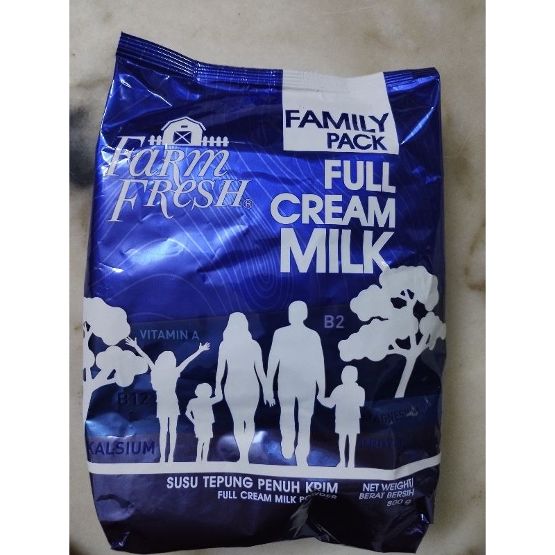 Farm Fresh Full Cream Milk Powder 800g | Shopee Malaysia