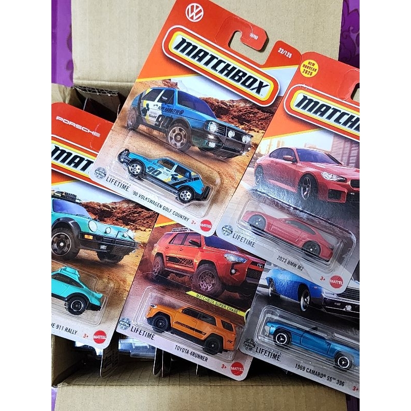 Matchbox Case D 2025 Basic Mainline Card Volkswagen Toyota Bmw Porsche