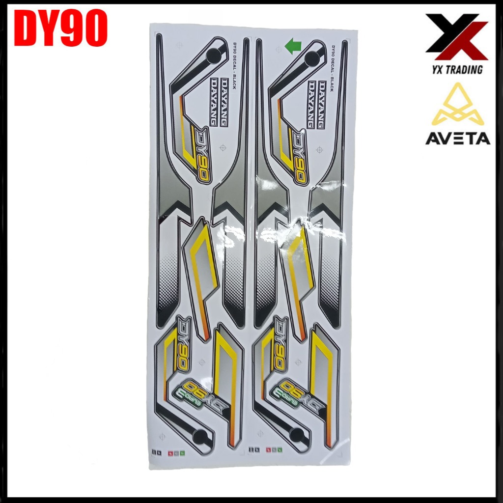 AVETA DY90 STICKER & MARK SET | Shopee Malaysia