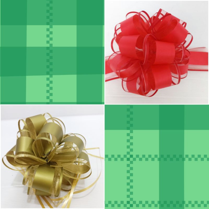 2pcs per pack Red Ribbon Tie big Size ribbon Width 14cm Height 10cm ...