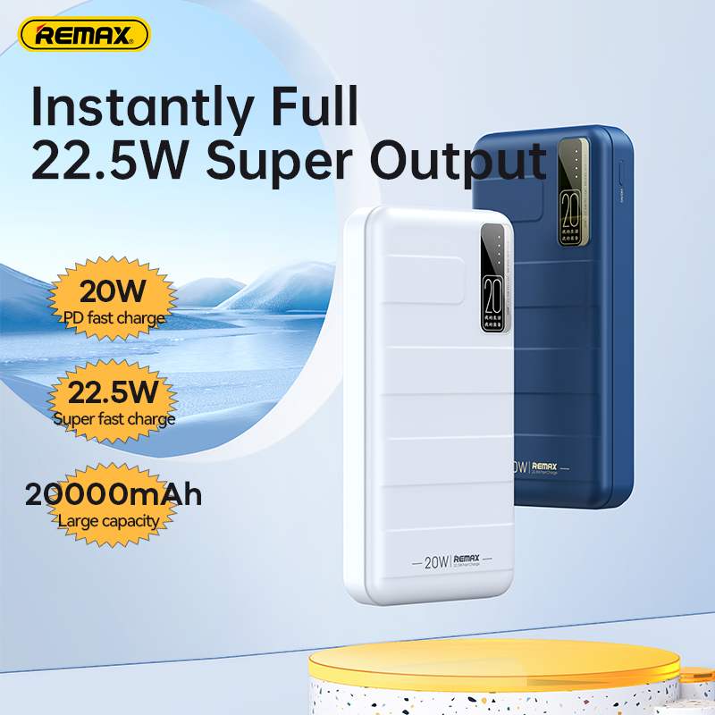 Remax RPP-316 Noah Series 20W PD + 22.5W QC 20000mAh Fast Charge Power ...