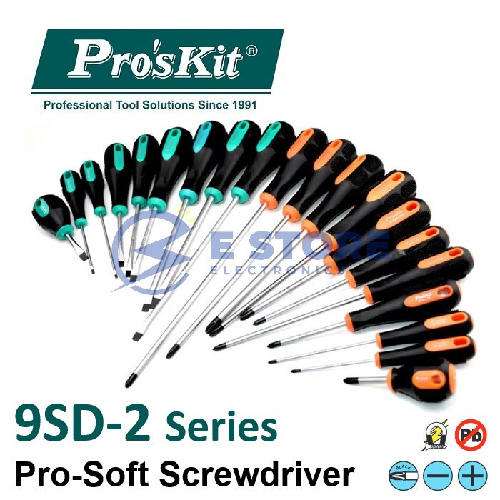 Pro'sKit 9SD-2 Series Pro-Soft Screwdriver | Shopee Malaysia