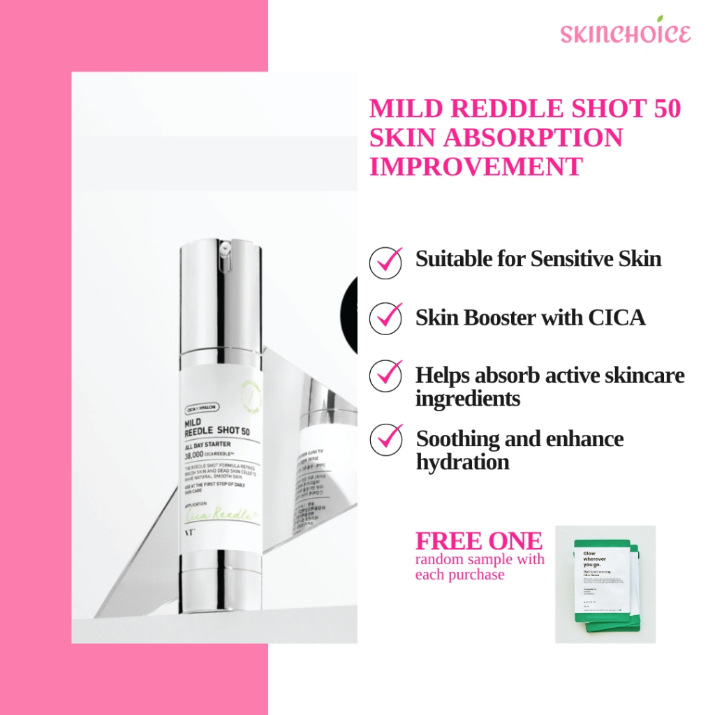 VT COSMETICS Mild REEDLE SHOT 50/100/300 50ml Skin Absorption ...