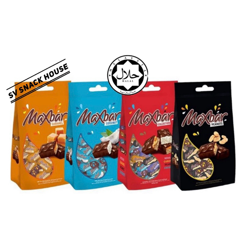 Maxbar Collection/caramel/Coconut/Peanuts(142gr) | Shopee Malaysia