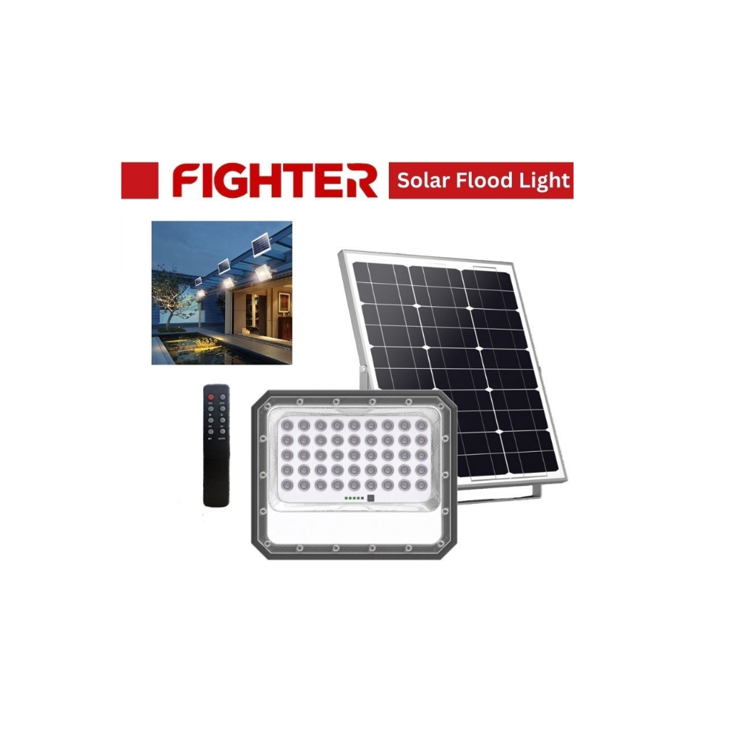 Fighter Solar Led Flood Light - 100w / 200w / 300w / 400w / 500w ...