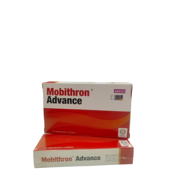 MOBITHRON ADVANCE BREGO (30 CAPSULES) SUPPLEMENT UNTUK SOKONGAN LUTUT ...