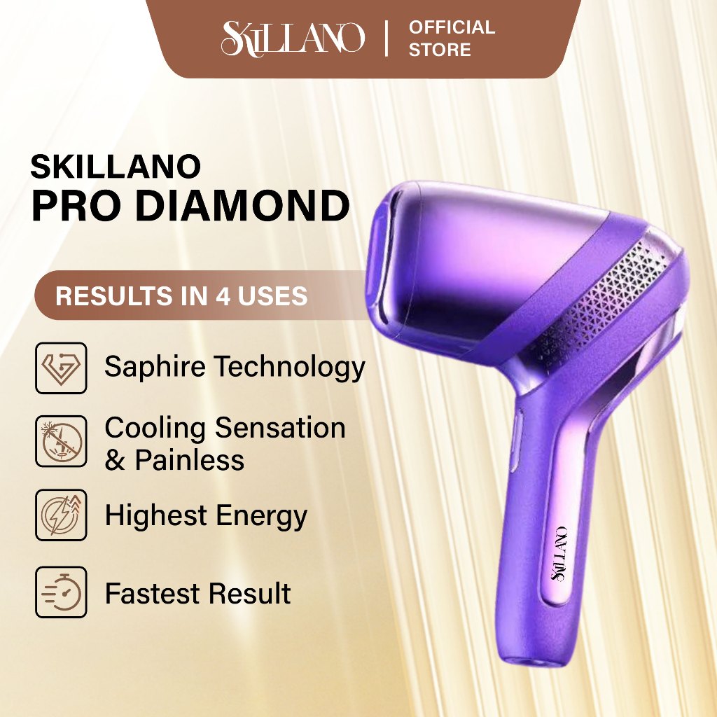 SKILLANO Pro Diamond Ice Cool IPL Laser Hair Removal Machine 1,500,000 ...