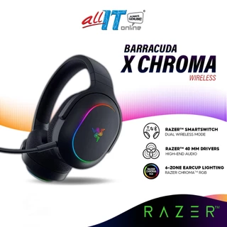 Razer Barracuda X Chroma Wireless Multi-Platform Gaming Headset with Razer™ SmartSwitch Dual, 6-Zone Earcup Lighting