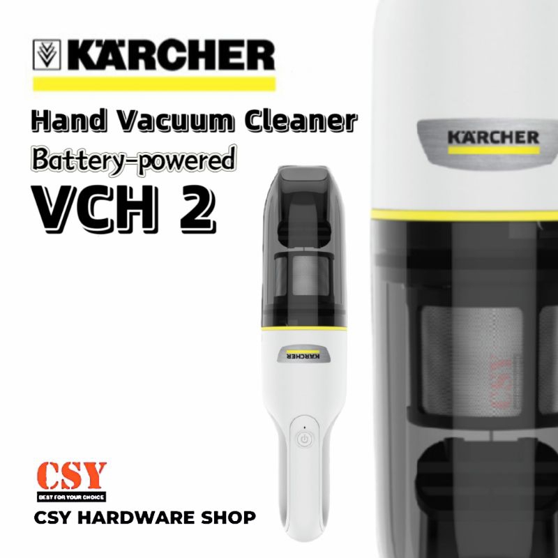 KARCHER hand vacuum cleaner VCH 2 Battery-powered | Shopee Malaysia
